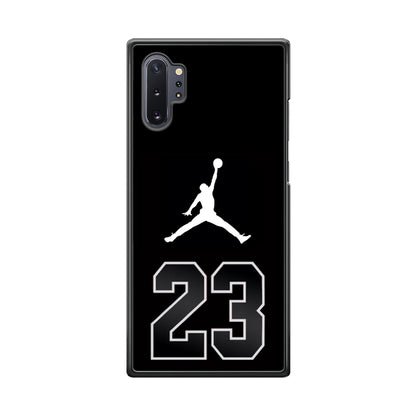 Air Jordan Number Icon Black Samsung Galaxy Note 10 Plus Case