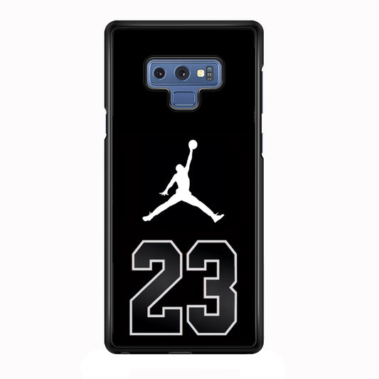 Air Jordan Number Icon Black Samsung Galaxy Note 9 Case