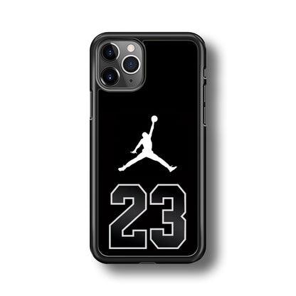 Air Jordan Number Icon Black iPhone 11 Pro Case