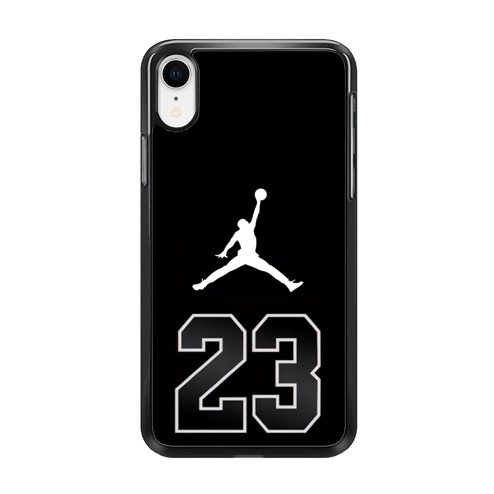 Air Jordan Number Icon Black iPhone XR Case