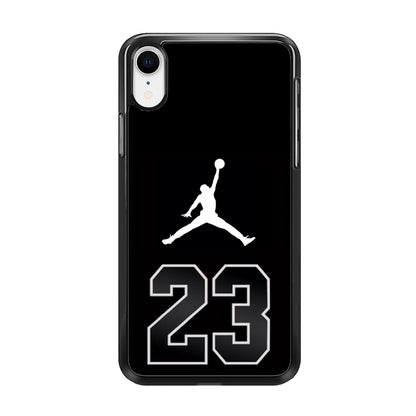 Air Jordan Number Icon Black iPhone XR Case