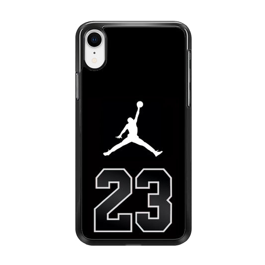 Air Jordan Number Icon Black iPhone XR Case
