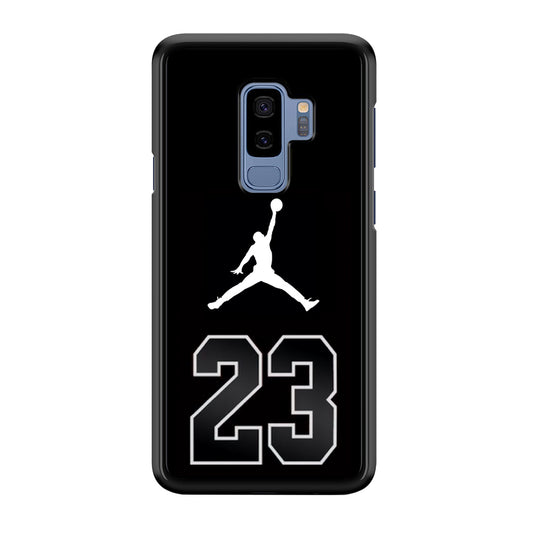 Air Jordan Number Icon Black Samsung Galaxy S9 Plus Case