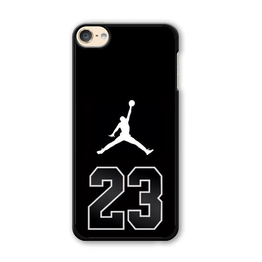 Air Jordan Number Icon Black iPod Touch 6 Case - Ezzystore