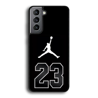 Air Jordan Number Icon Black  Samsung Galaxy S21 Plus Case