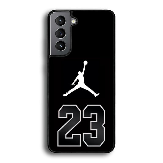 Air Jordan Number Icon Black  Samsung Galaxy S21 Plus Case