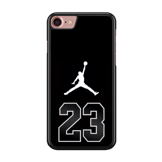 Air Jordan Number Icon Black iPhone 8 Case