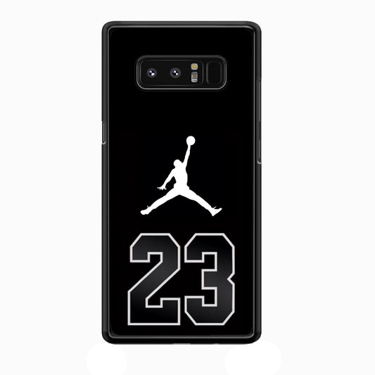 Air Jordan Number Icon Black Samsung Galaxy Note 8 Case