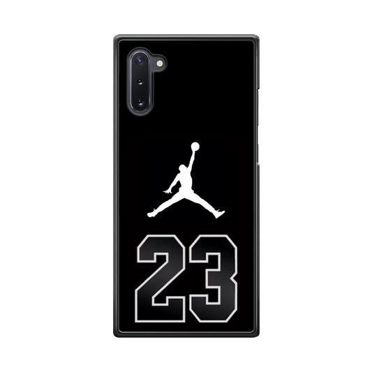 Air Jordan Number Icon Black Samsung Galaxy Note 10 Case