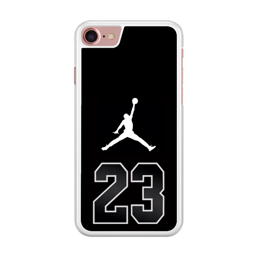 Air Jordan Number Icon Black iPhone 8 Case