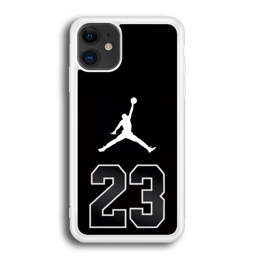 Air Jordan Number Icon Black iPhone 12 Case