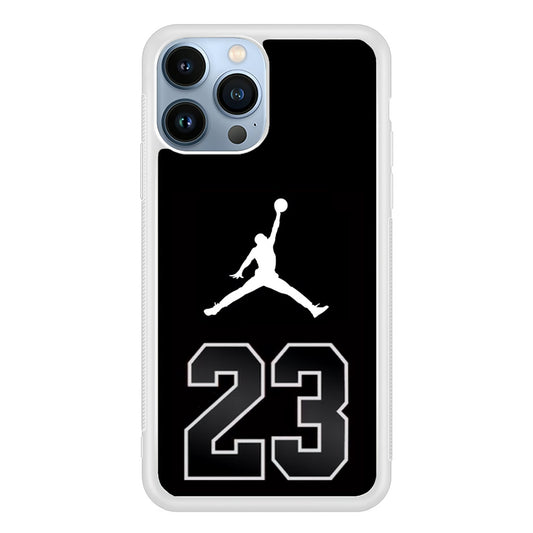 Air Jordan Number Icon Black iPhone 13 Pro Case