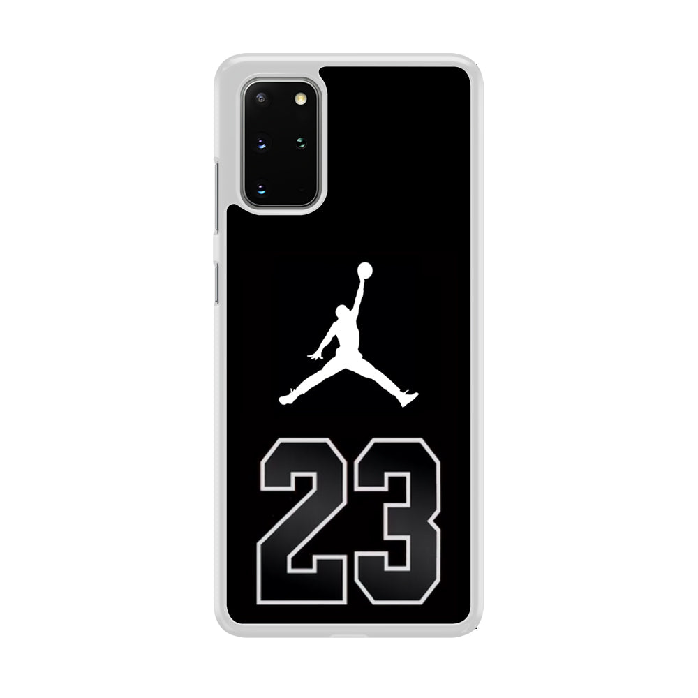 Air Jordan Number Icon Black Samsung Galaxy S20 Plus Case