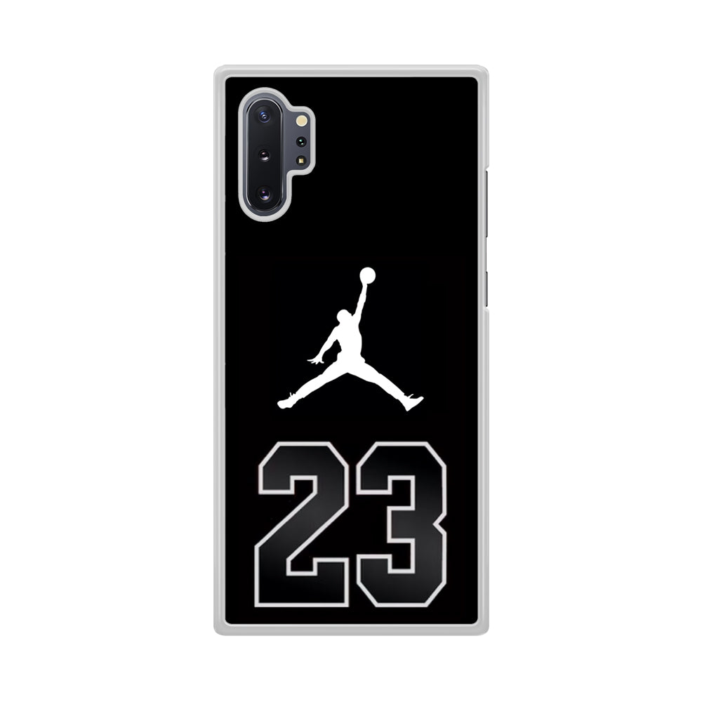 Air Jordan Number Icon Black Samsung Galaxy Note 10 Plus Case