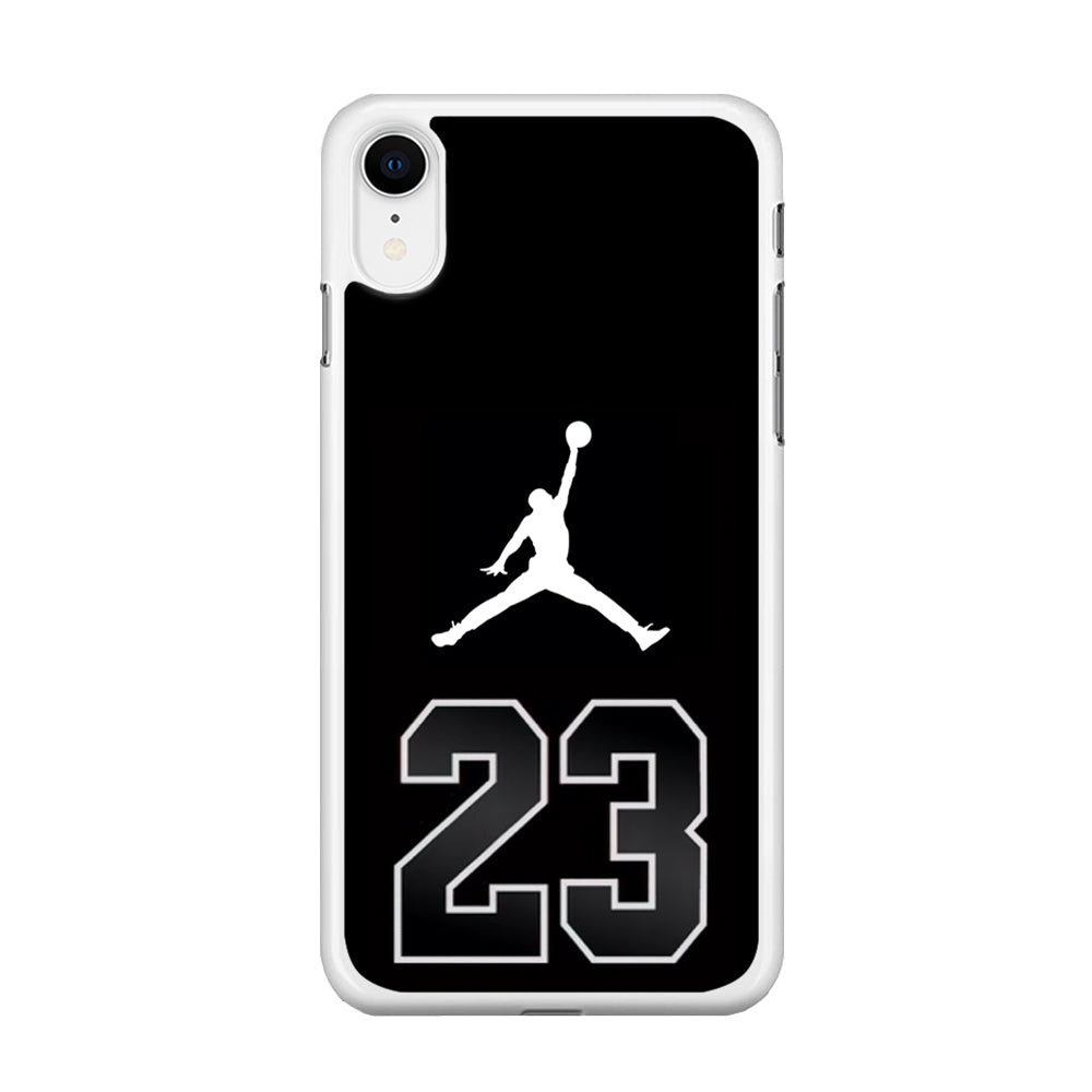 Air Jordan Number Icon Black iPhone XR Case