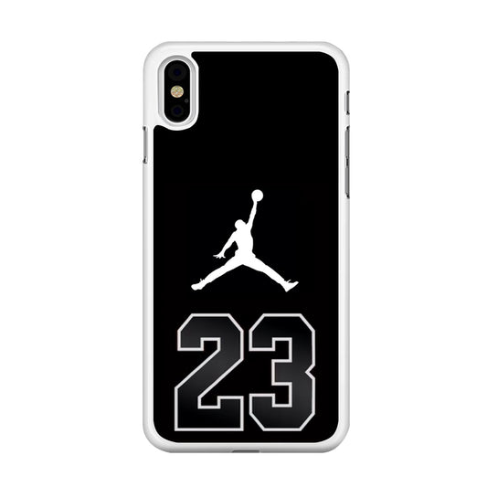 Air Jordan Number Icon Black iPhone X Case