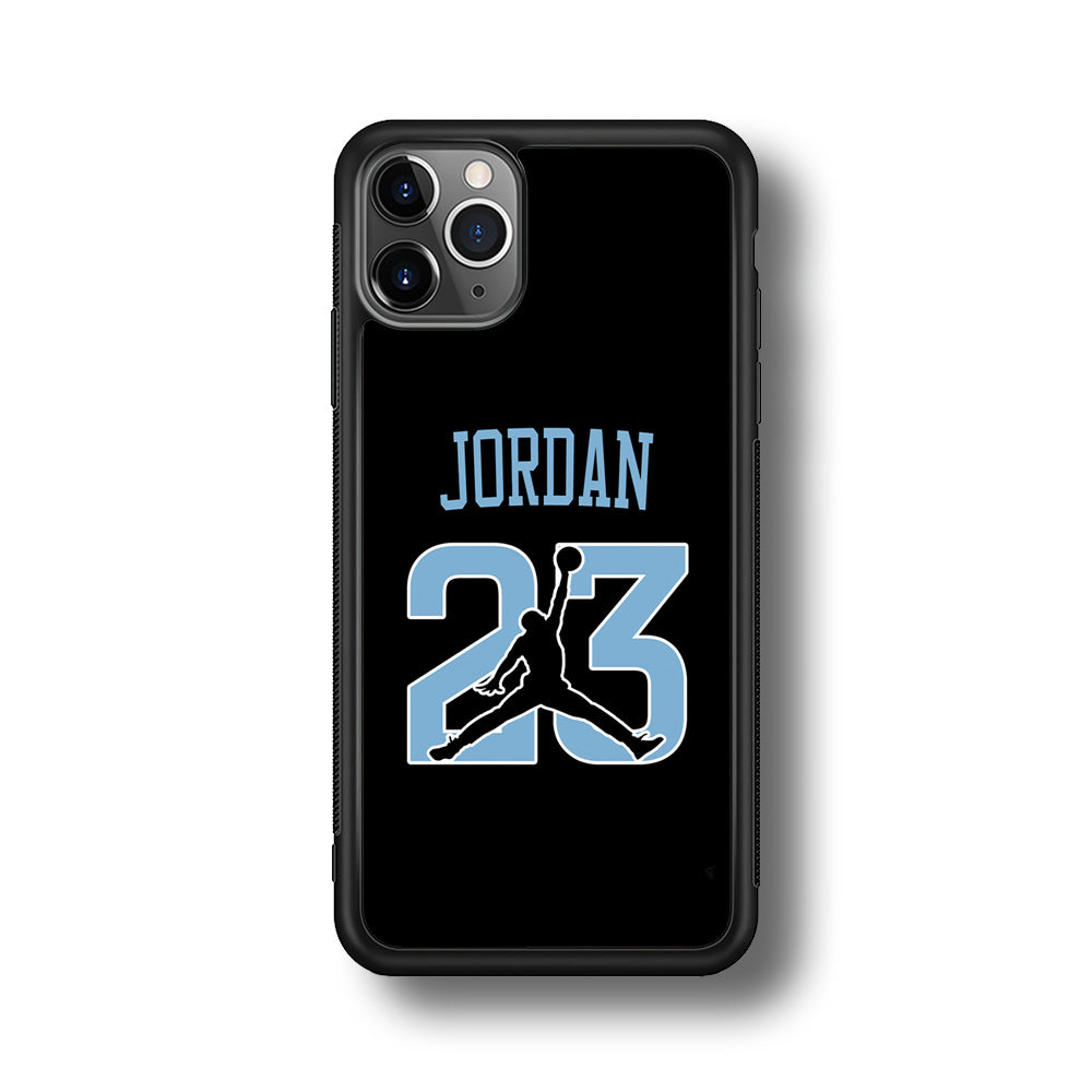 Air Jordan Number Icon Sky Blue iPhone 11 Pro Max Case