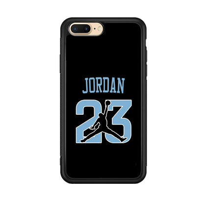 Air Jordan Number Icon Sky Blue iPhone 8 Plus Case