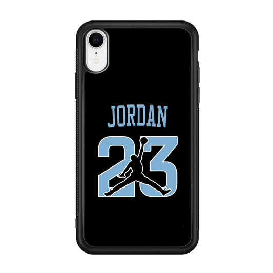 Air Jordan Number Icon Sky Blue iPhone XR Case