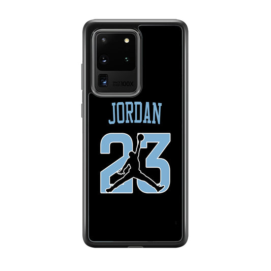 Air Jordan Number Icon Sky Blue Samsung Galaxy S20 Ultra Case