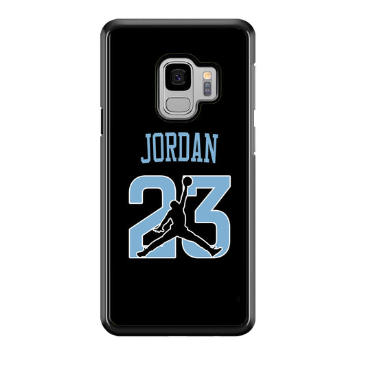 Air Jordan Number Icon Sky Blue Samsung Galaxy S9 Case