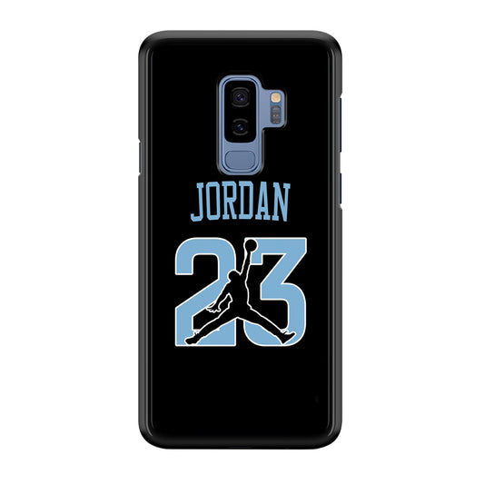 Air Jordan Number Icon Sky Blue Samsung Galaxy S9 Plus Case