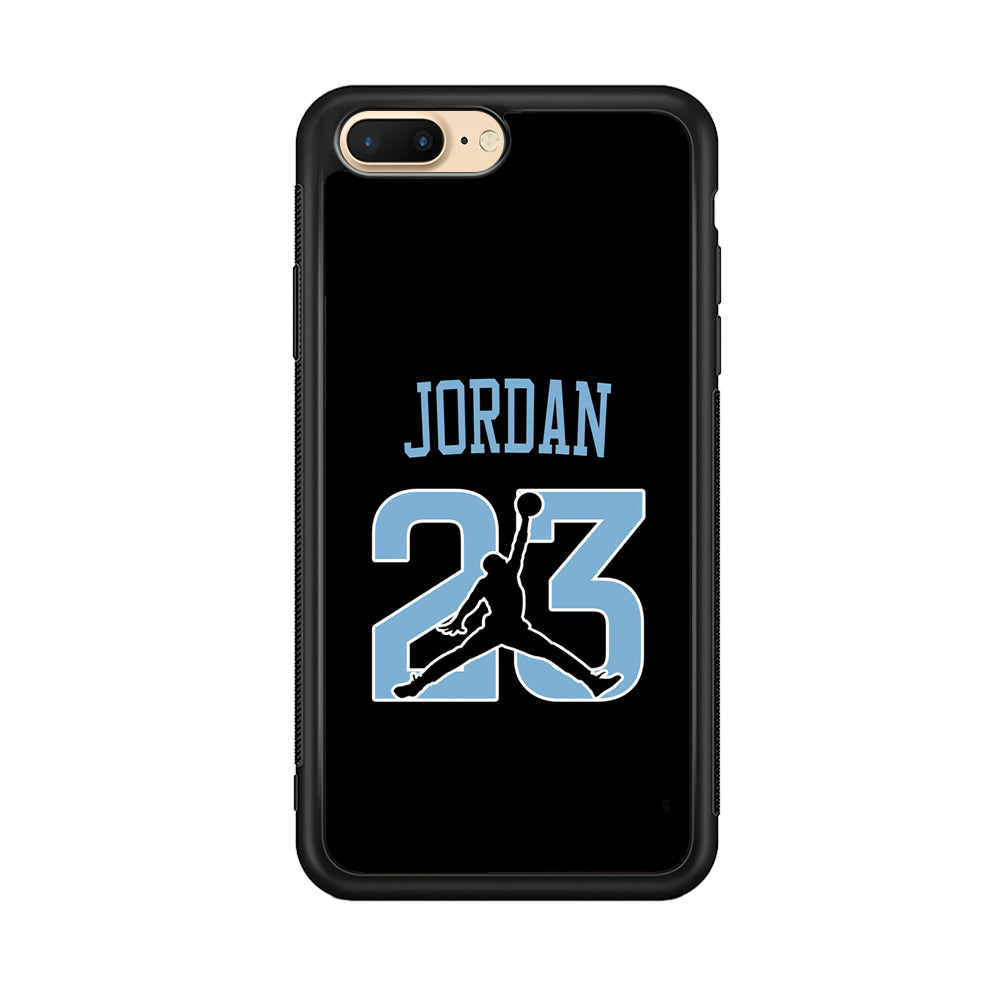 Air Jordan Number Icon Sky Blue iPhone 7 Plus Case