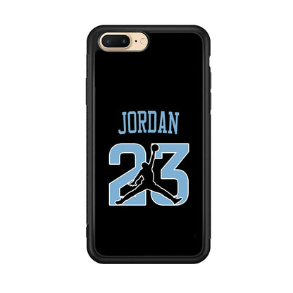 Air Jordan Number Icon Sky Blue iPhone 7 Plus Case