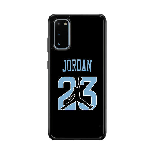 Air Jordan Number Icon Sky Blue Samsung Galaxy S20 Case