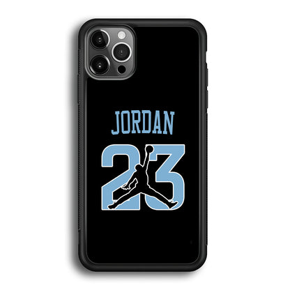 Air Jordan Number Icon Sky Blue iPhone 12 Pro Max Case