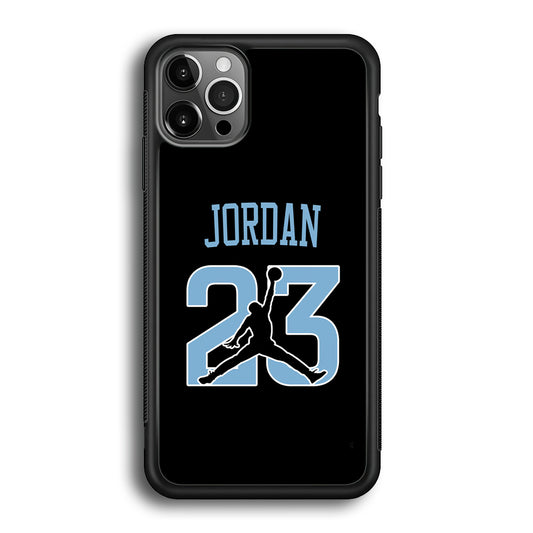 Air Jordan Number Icon Sky Blue iPhone 12 Pro Max Case