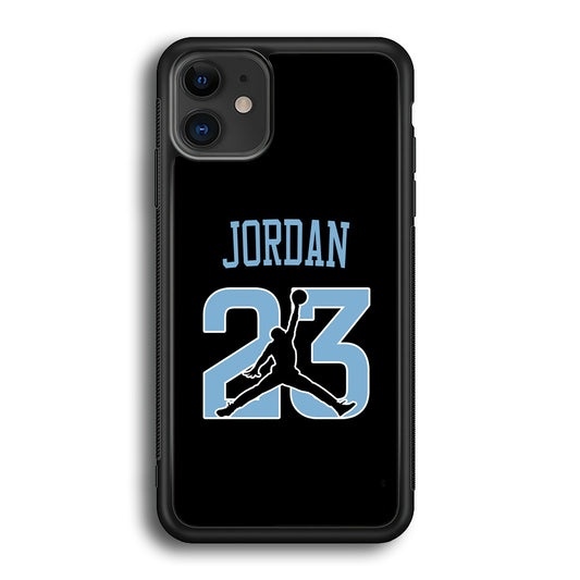 Air Jordan Number Icon Sky Blue iPhone 12 Case