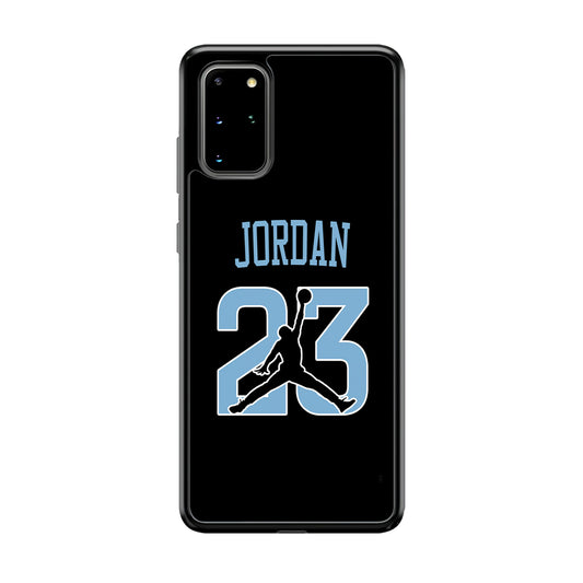 Air Jordan Number Icon Sky Blue Samsung Galaxy S20 Plus Case