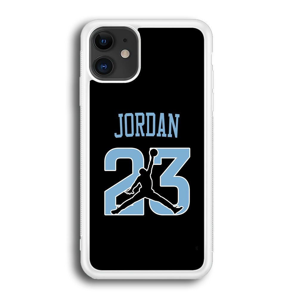 Air Jordan Number Icon Sky Blue iPhone 12 Case