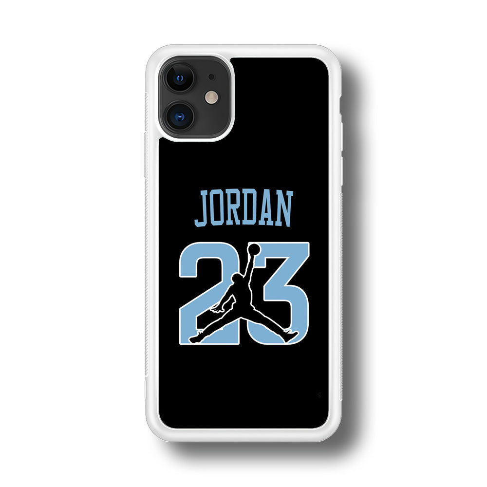 Air Jordan Number Icon Sky Blue iPhone 11 Case