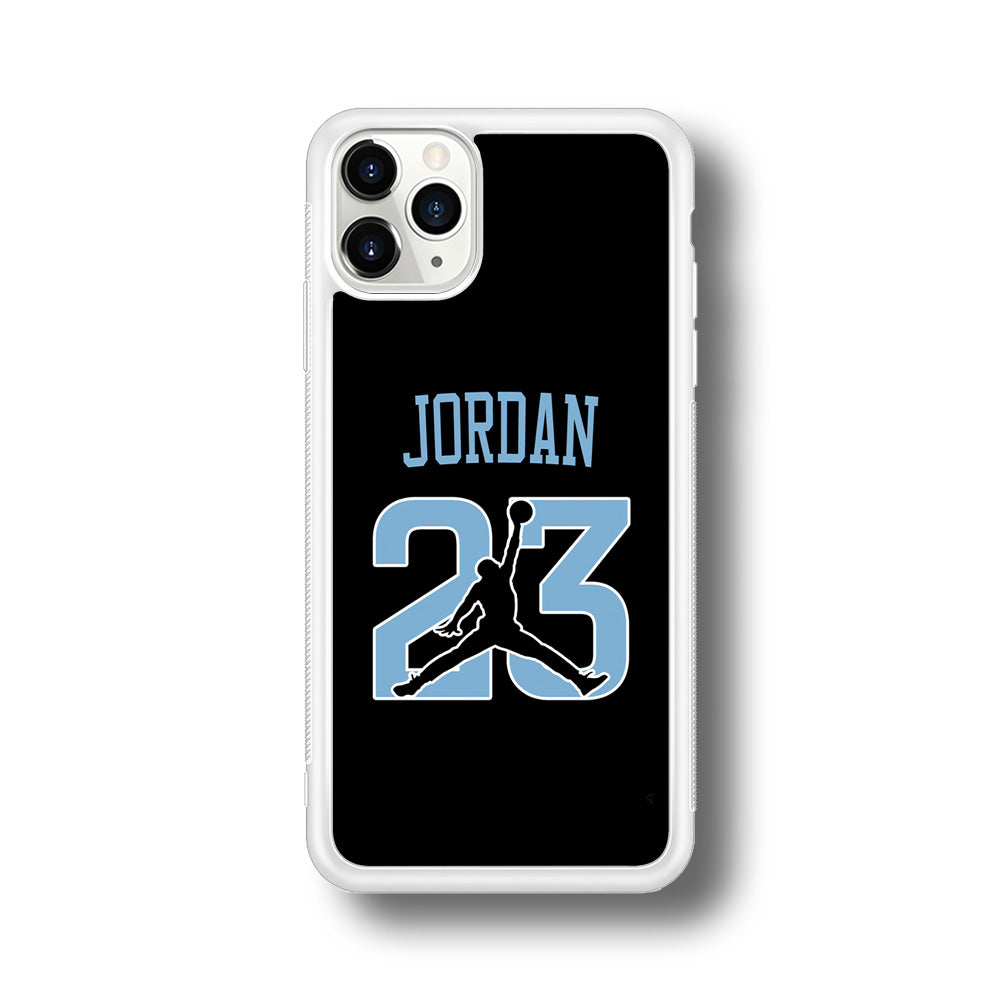 Air Jordan Number Icon Sky Blue iPhone 11 Pro Max Case