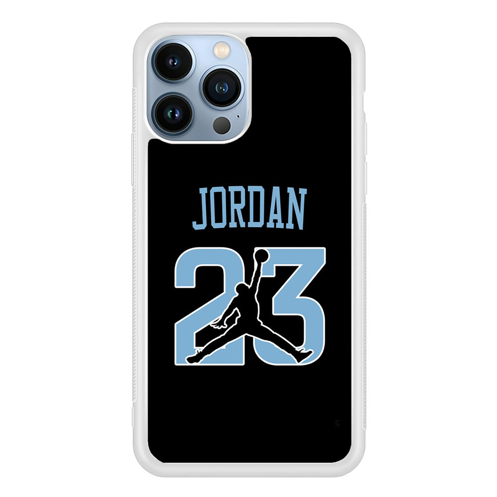 Air Jordan Number Icon Sky Blue iPhone 13 Pro Case