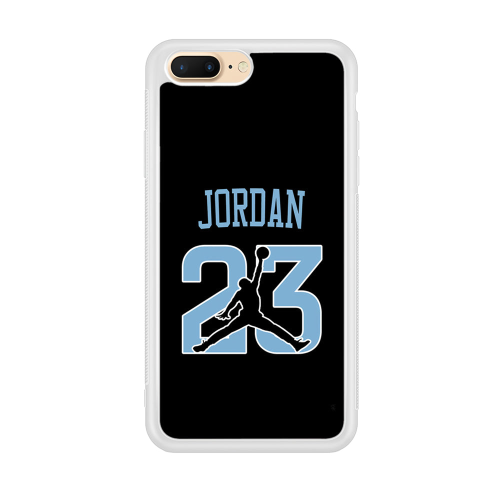 Air Jordan Number Icon Sky Blue iPhone 8 Plus Case