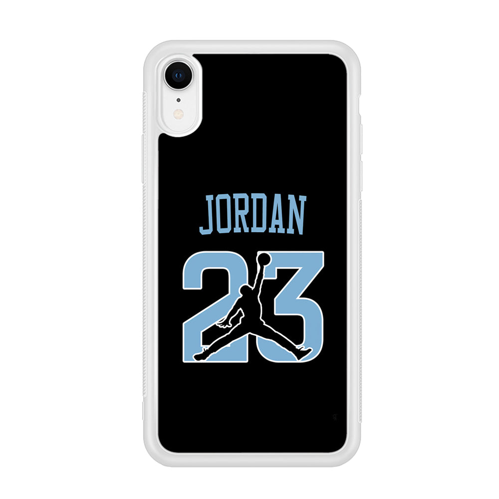 Air Jordan Number Icon Sky Blue iPhone XR Case