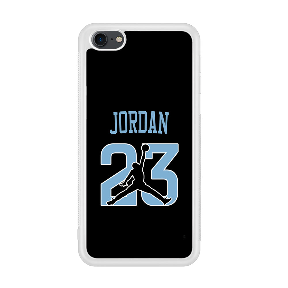 Air Jordan Number Icon Sky Blue iPod Touch 6 Case