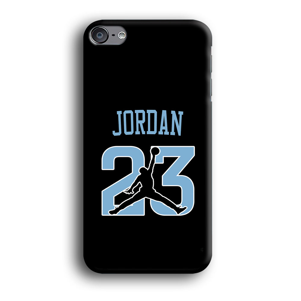 Air Jordan Number Icon Sky Blue iPod Touch 6 Case