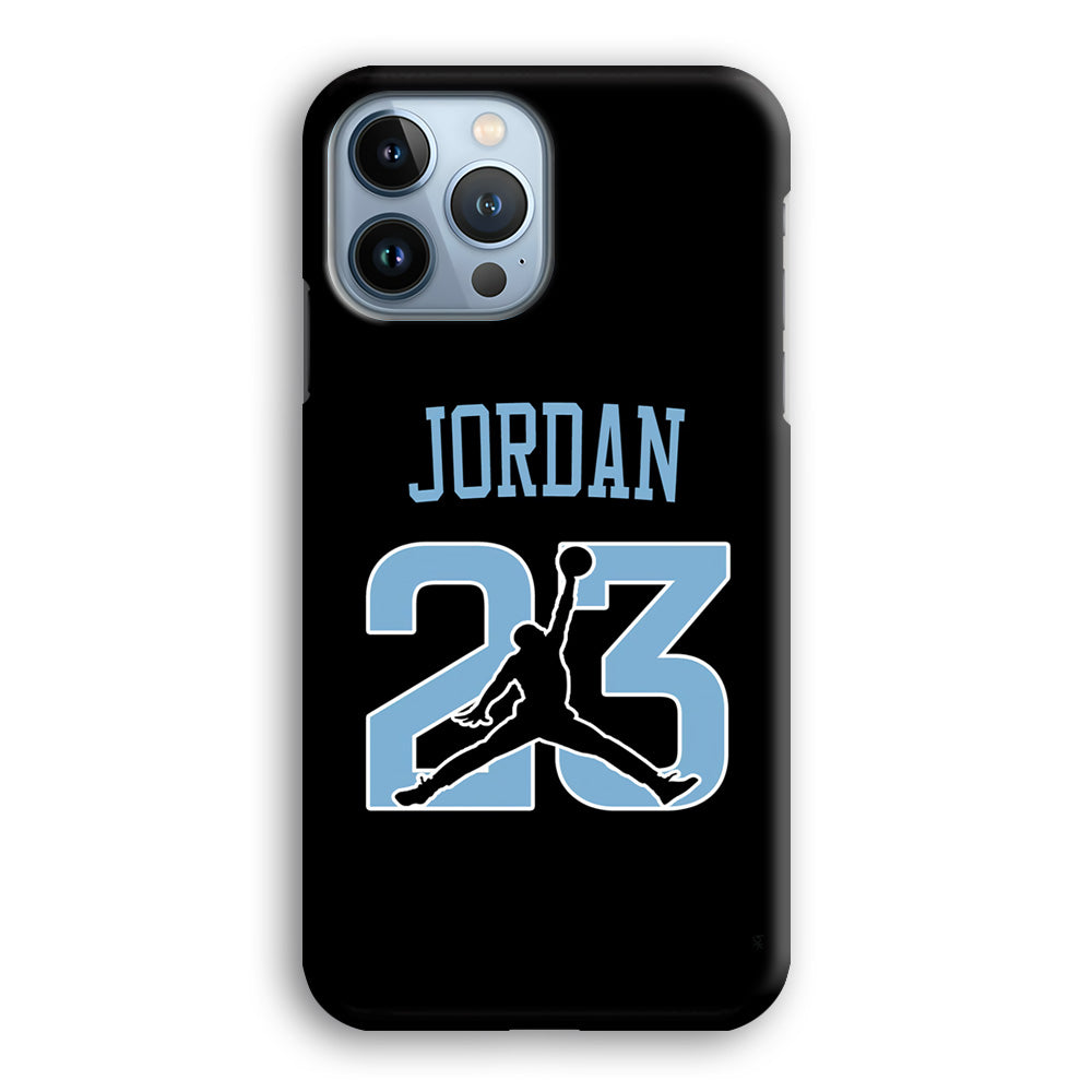 Air Jordan Number Icon Sky Blue iPhone 13 Pro Case