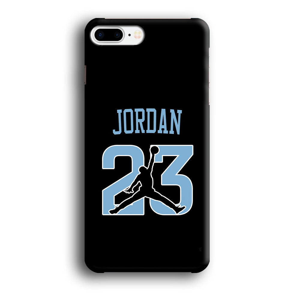 Air Jordan Number Icon Sky Blue iPhone 8 Plus Case