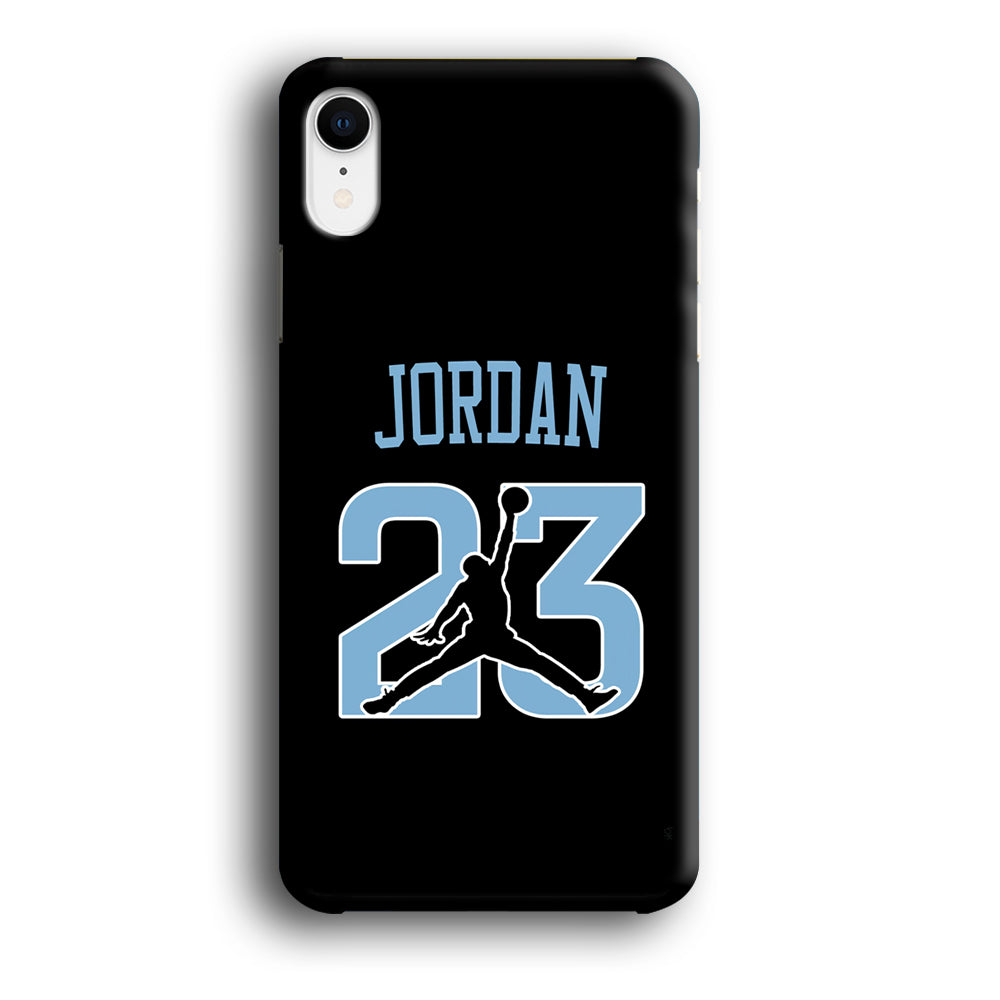 Air Jordan Number Icon Sky Blue iPhone XR Case