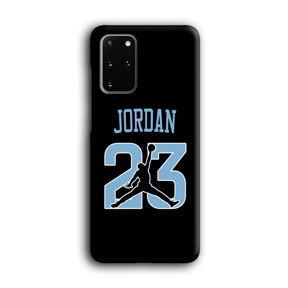 Air Jordan Number Icon Sky Blue Samsung Galaxy S20 Plus Case