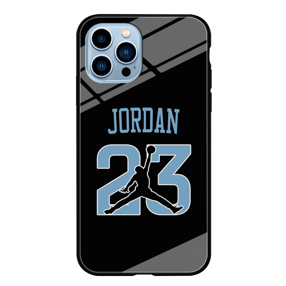 Air Jordan Number Icon Sky Blue iPhone 13 Pro Case