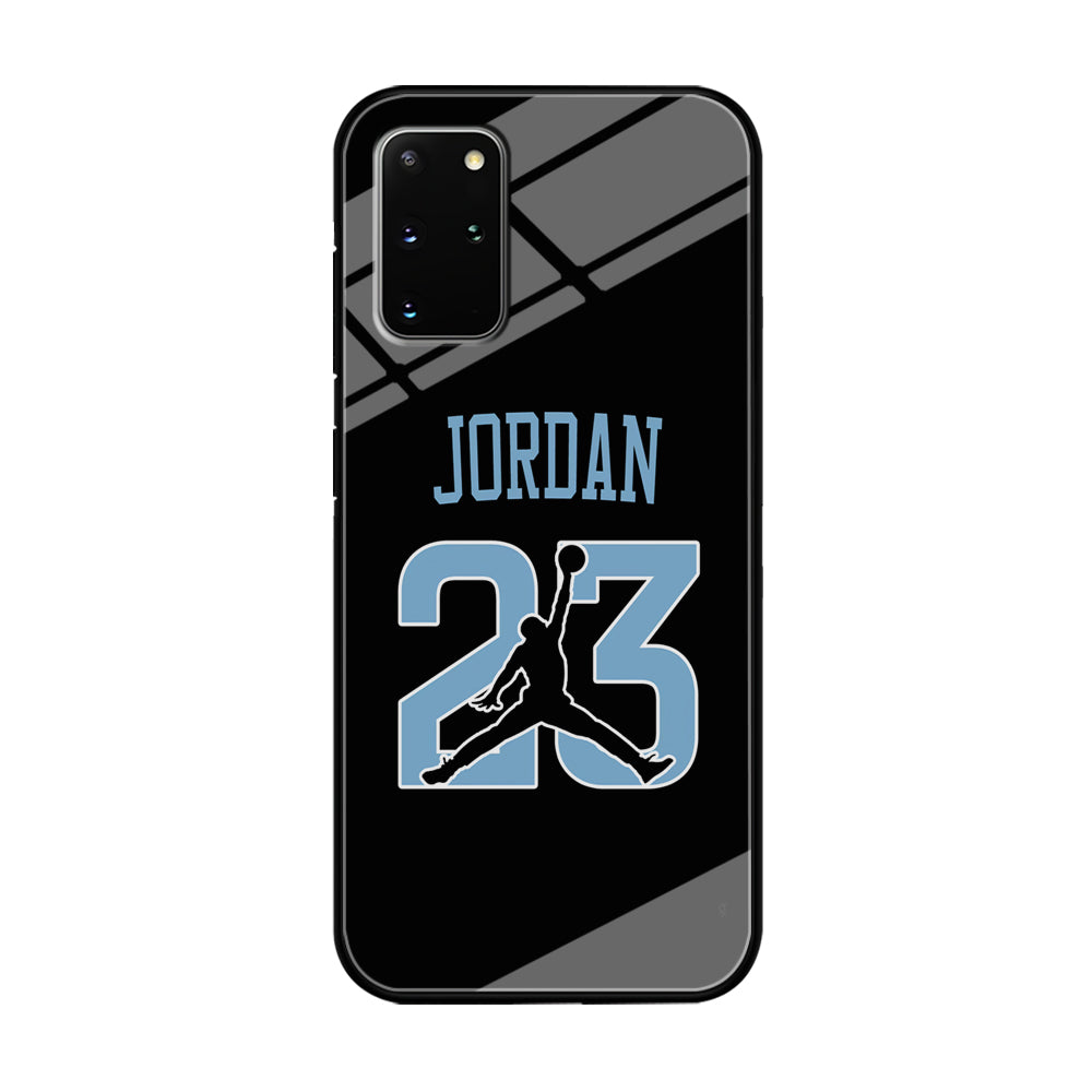 Air Jordan Number Icon Sky Blue Samsung Galaxy S20 Plus Case