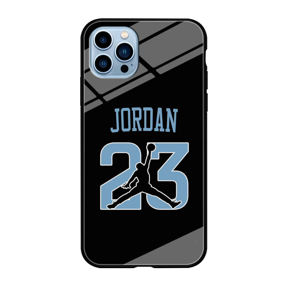 Air Jordan Number Icon Sky Blue iPhone 12 Pro Case