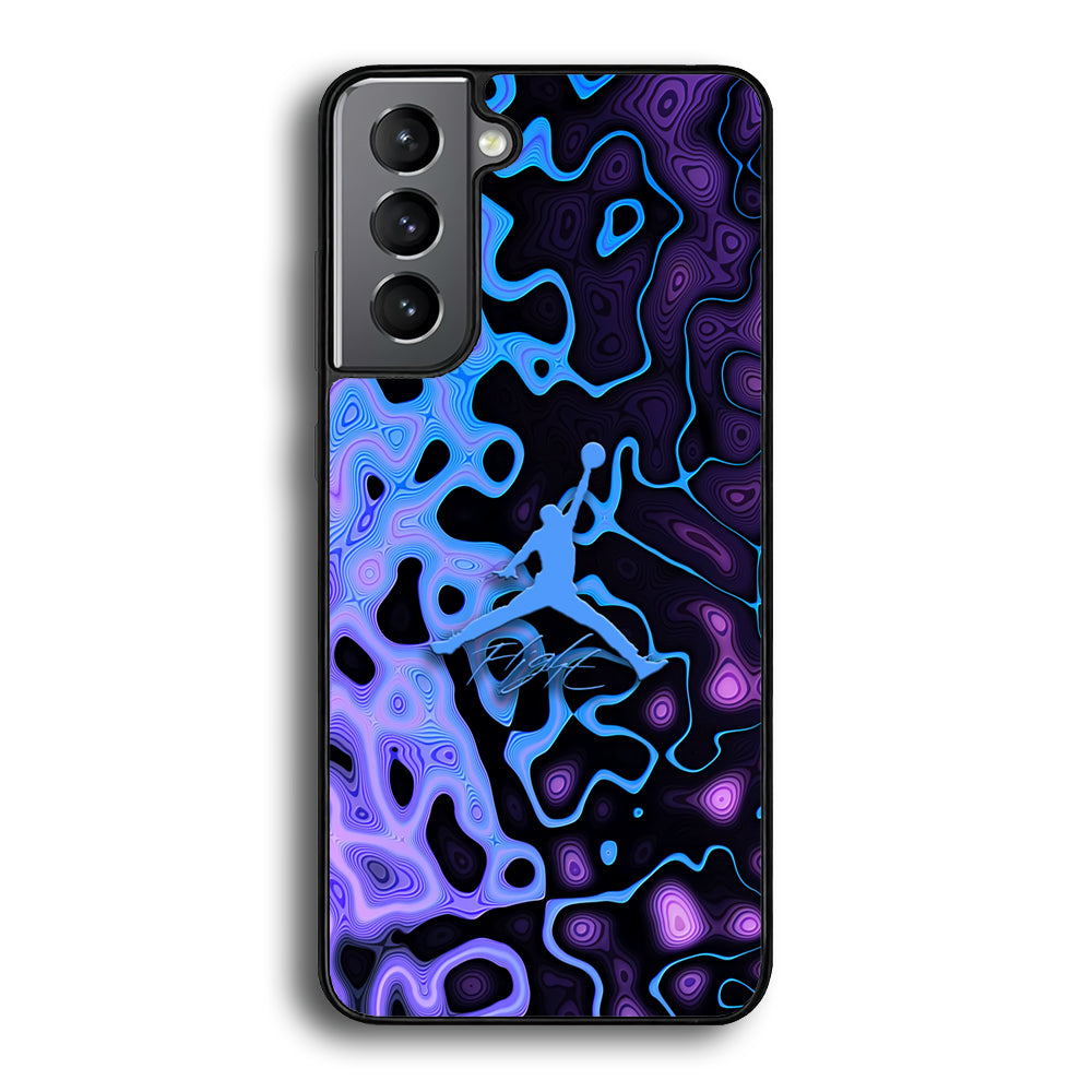 Air Jordan Purple Liquid Samsung Galaxy S21 Plus Case - Ezzystore