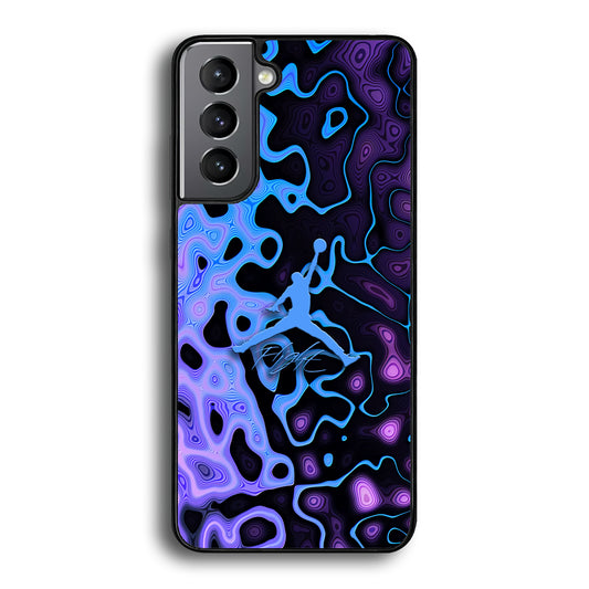 Air Jordan Purple Liquid Samsung Galaxy S21 Plus Case